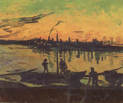 Vincent Van Gogh Coal Barges (nn04)